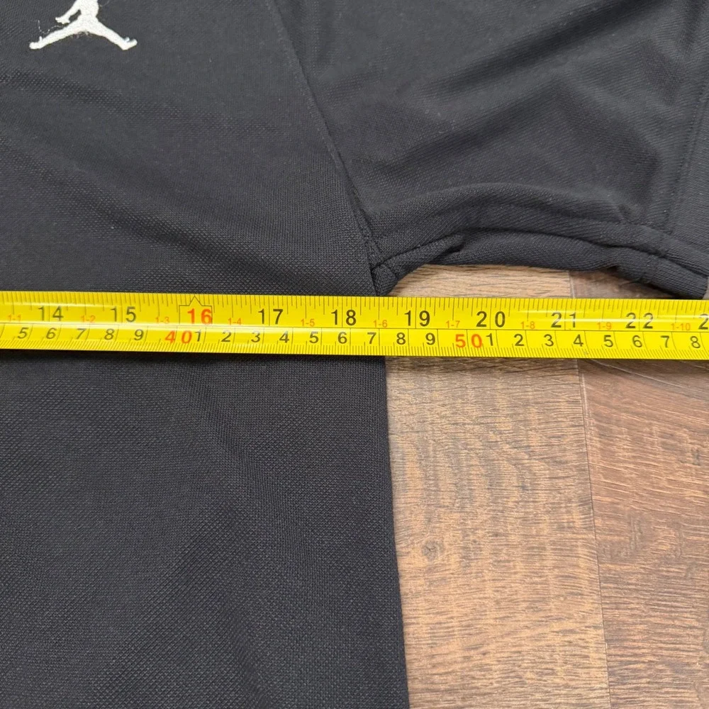 Jordan Golf Dri-FIT Polo Shirt Mens Small Black Grant Williams Foundation DZ0540